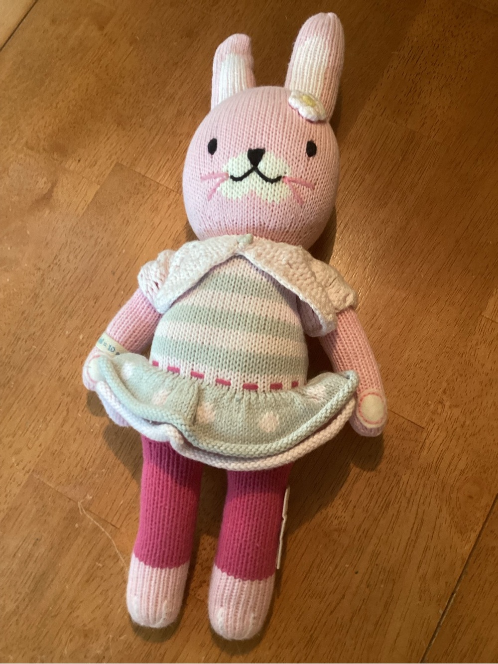 Cuddle + Kind Chloe bunny - 16" - So Cute! Handmade in Peru